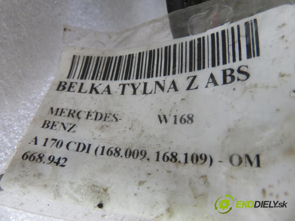 MERCEDES-BENZ KLASA A (W168) HB 2002 70,00 A 170 CDI 95 - OM 668.942 1689,00 výztuha zadní část ABS