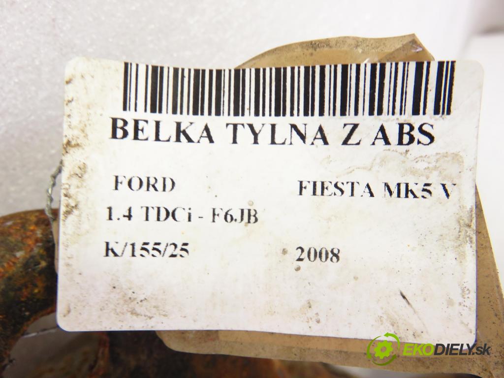 FORD FIESTA V (JH_, JD_) HB 2008 50,00 1.4 TDCi 68 - F6JB 1399,00 výztuha zadní část ABS