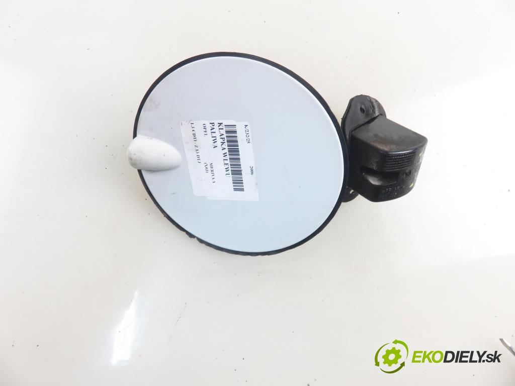 OPEL MERIVA A nadwozie wielkoprzestrzenne (MPV) (X03) MINIVAN 2006 55,00 1.3 CDTI - Z 13 DTJ 1248,00 Dvierka nádrže paliva 13123250 (Ostatné)
