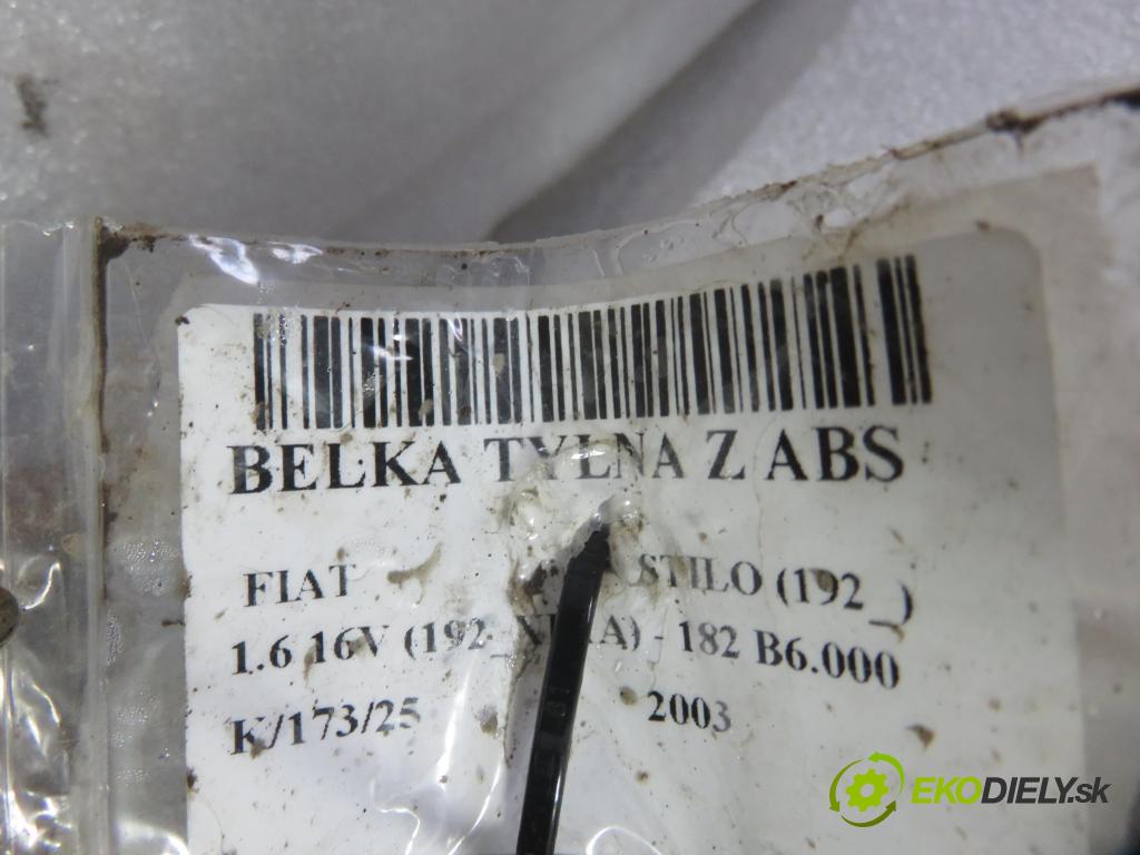 FIAT STILO (192_) HB 2003 76,00 1.6 16V 103 - 182 B6.000 1596,00 výztuha zadní část ABS