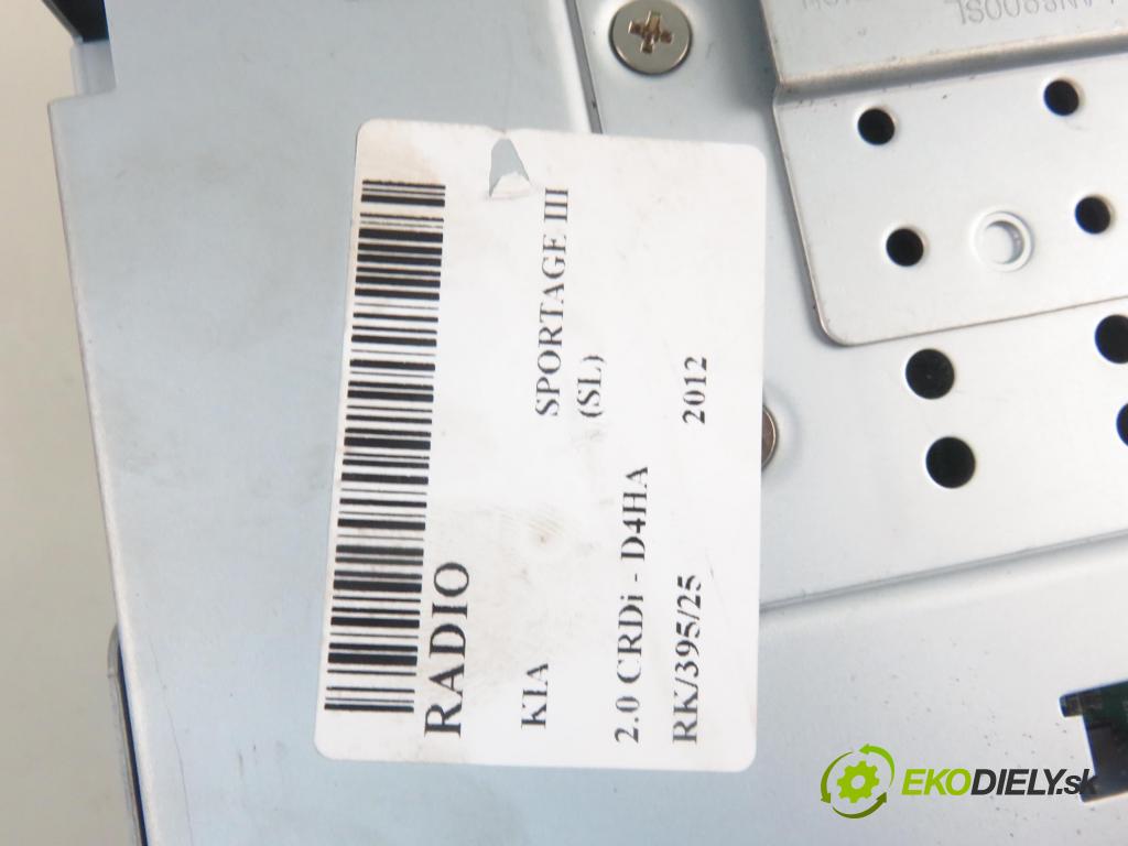 KIA SPORTAGE (SL) SUV 2012 100,00 2.0 CRDi 136 - D4HA 1995,00 RADIO CD 965603U500WK