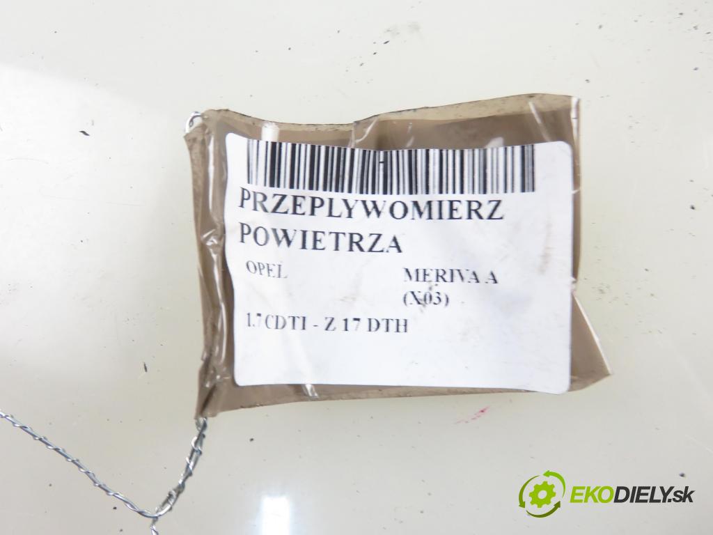 OPEL MERIVA A nadwozie wielkoprzestrzenne (MPV) (X03) HB 2004 74,00 1.7 CDTI 100 - Z 17 DTH 1686,00 váha vzduchu vzduchu F00C2G2063