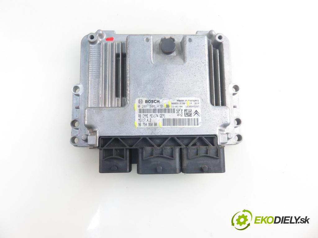 CITROEN C3 II (SC_) HB 2011 70,00 1.4 VTi 95 - 8FP (EP3) 1397,00 Riadiaca jednotka Motor 9675495080 ; 0261S06472 ; 9666319180