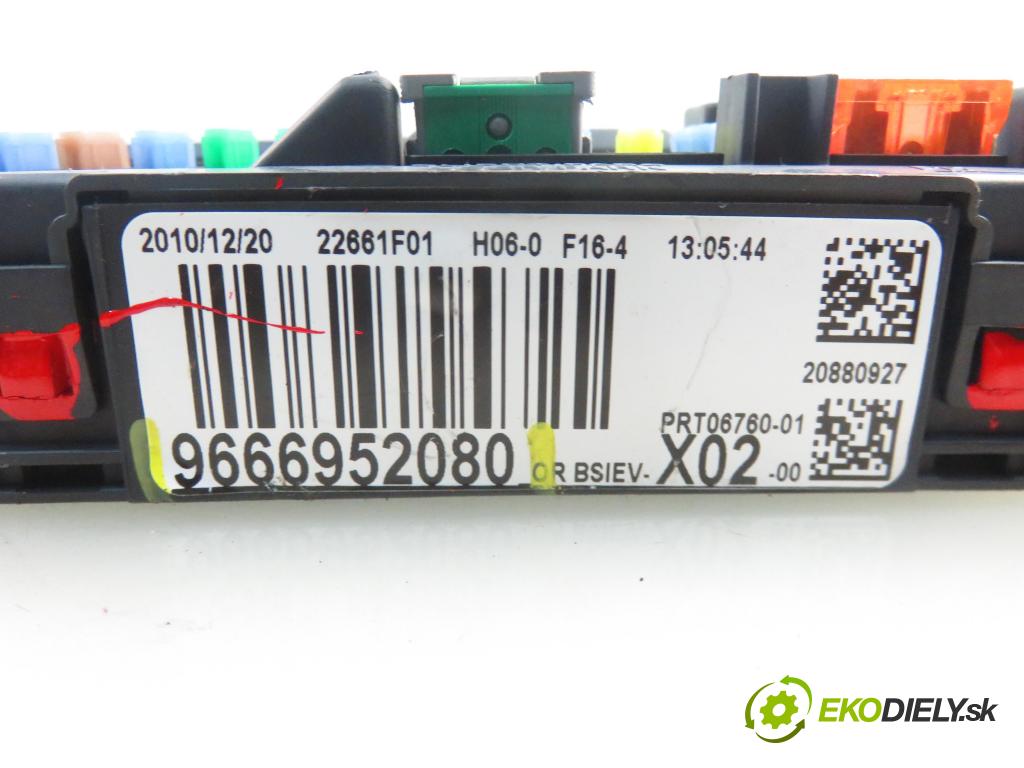 CITROEN C3 II (SC_) HB 2011 70,00 1.4 VTi 95 - 8FP (EP3) 1397,00 MODUL BSI 9666952080