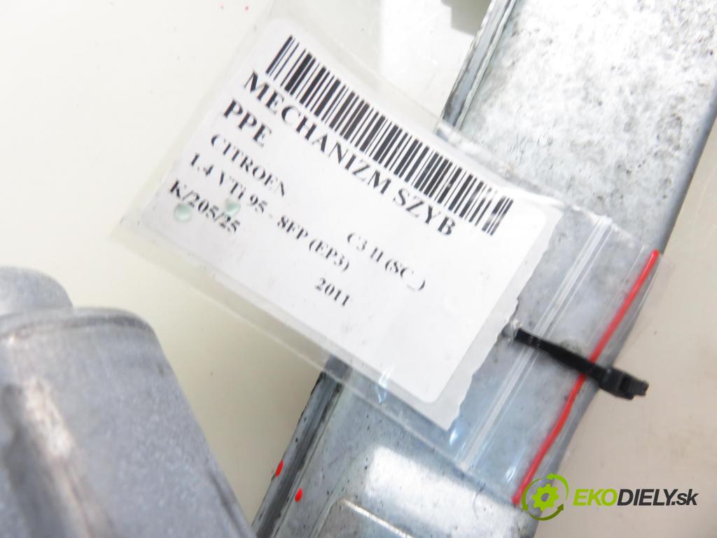 CITROEN C3 II (SC_) HB 2011 70,00 1.4 VTi 95 - 8FP (EP3) 1397,00 mechanismus oken PPE 9683129580