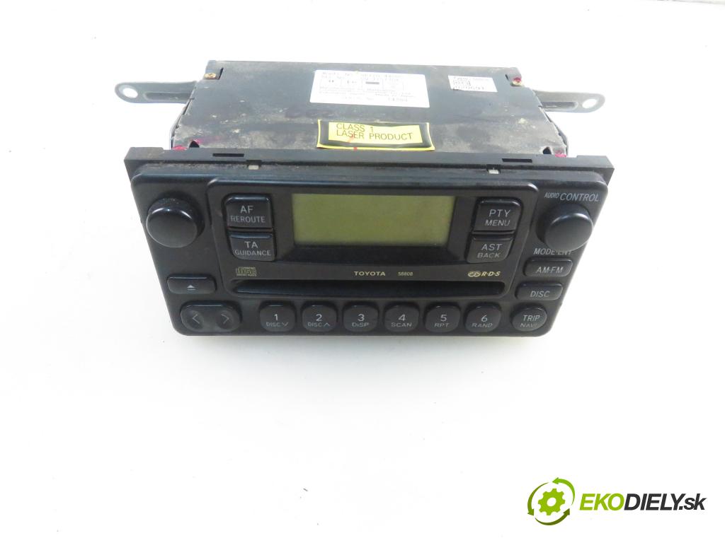 TOYOTA AVENSIS VERSO (_M2_) MINIVAN 2002 85,00 2.0 D (CLM20_) - 1CD-FTV 1995,00 RADIO CD 8612044080