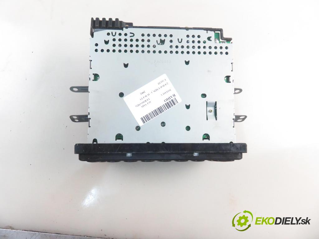 TOYOTA AVENSIS VERSO (_M2_) MINIVAN 2002 85,00 2.0 D (CLM20_) - 1CD-FTV 1995,00 RADIO CD 8612044080