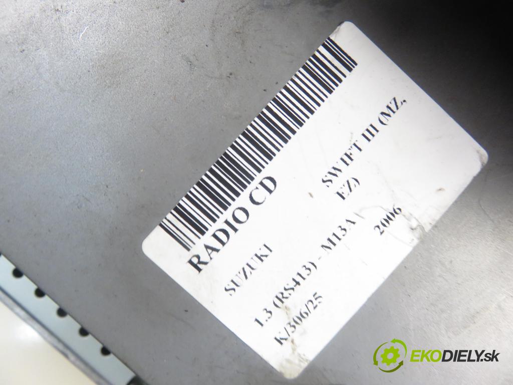 SUZUKI SWIFT III (MZ, EZ) HB 2006 67,00 1.3 91 - M13A 1328,00 RADIO CD 3910162J0