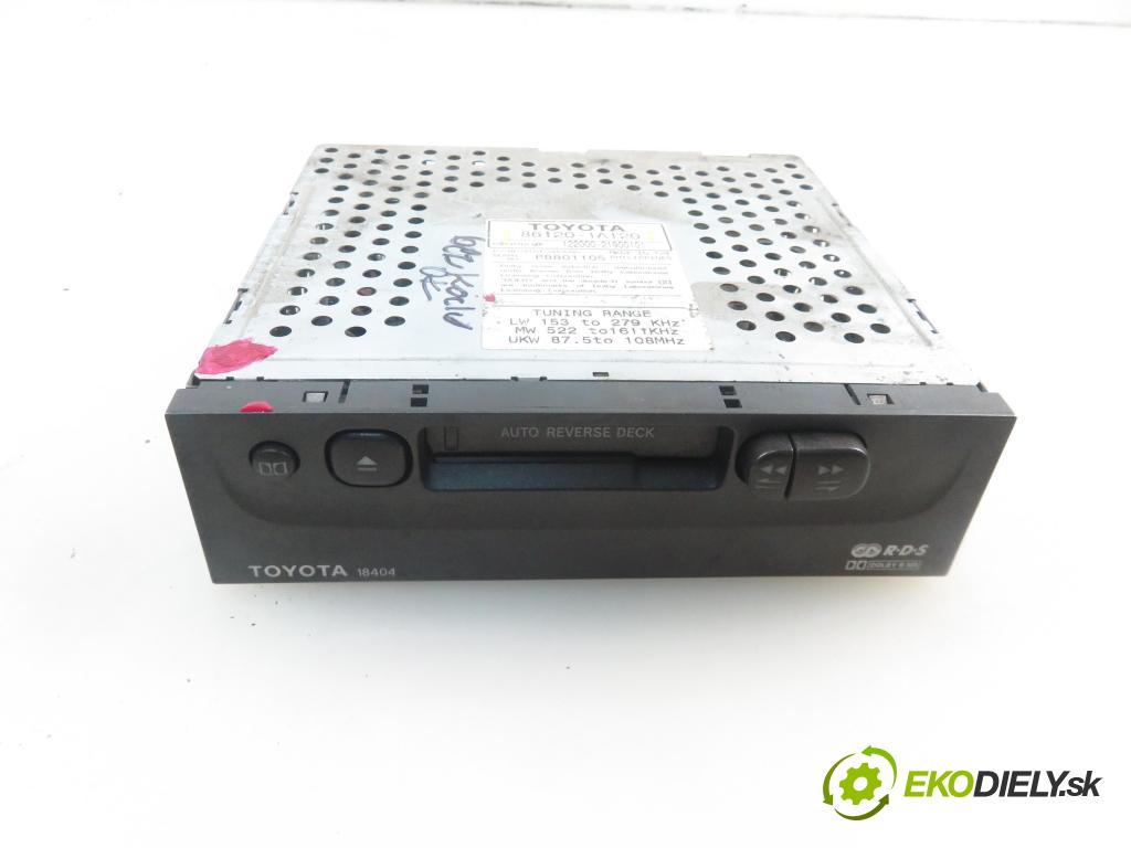 TOYOTA COROLLA Wagon (_E11_) KOMBI 2001 0,00 2.0 D-4D - 1CD-FTV 1995,00 RADIO Modul 861201A120