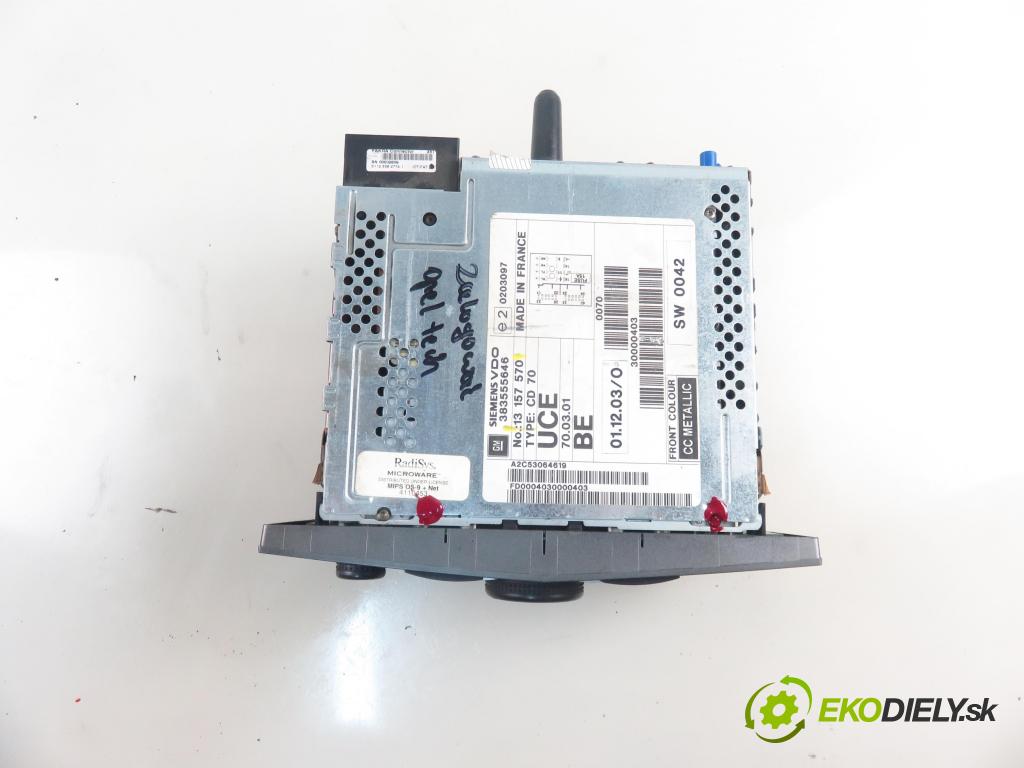 OPEL ASTRA H (A04) HB 2004 74,00 1.7 CDTI 100 - Z 17 DTH 1686,00 RADIO 13157570