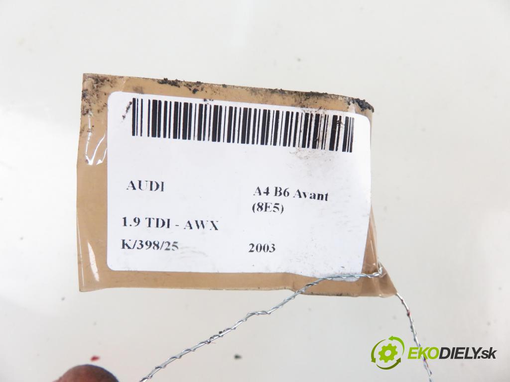 AUDI A4 Avant (8E5, B6) KOMBI 2003 96,00 1.9 TDI - AWX 1896,00 Hák / ucho tažné 8E0805616B