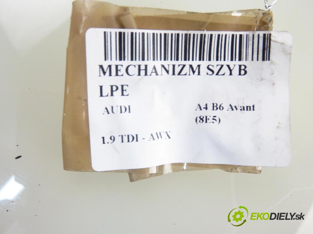 AUDI A4 Avant (8E5, B6) KOMBI 2003 96,00 1.9 TDI - AWX 1896,00 mechanismus oken 8E1959801B ; 5WK47002BBF