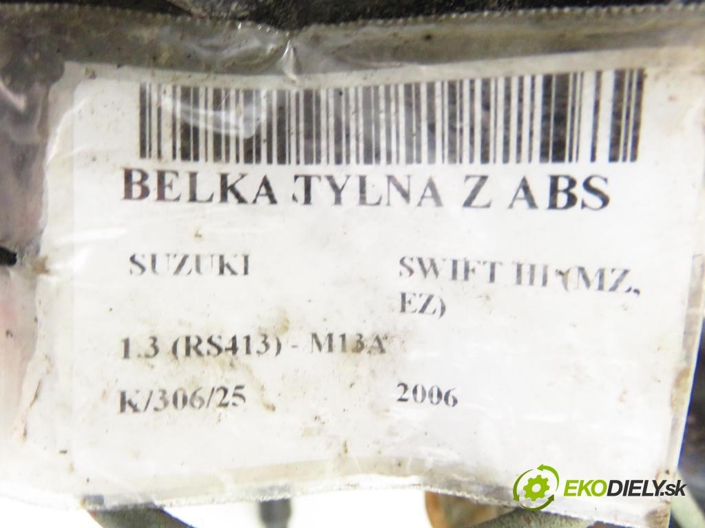 SUZUKI SWIFT III (MZ, EZ) HB 2006 67,00 1.3 91 - M13A 1328,00 výztuha zadní část ABS