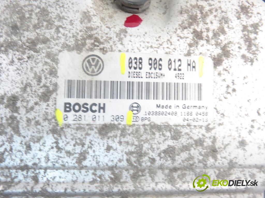 SKODA OCTAVIA I (1U2) HB 2004 66,00 1.9 TDI - ALH 1896,00 Riadiaca jednotka Motor 038906012HA ; 0281011309