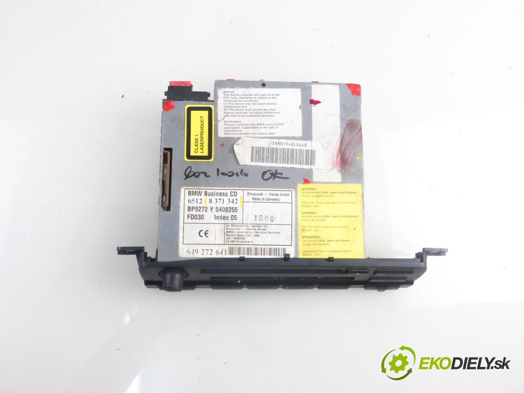 BMW 3 (E46) SEDAN 1999 100,00 320 d 136 - M47 D20 (204D1) 1951,00 RADIO CD 8371342