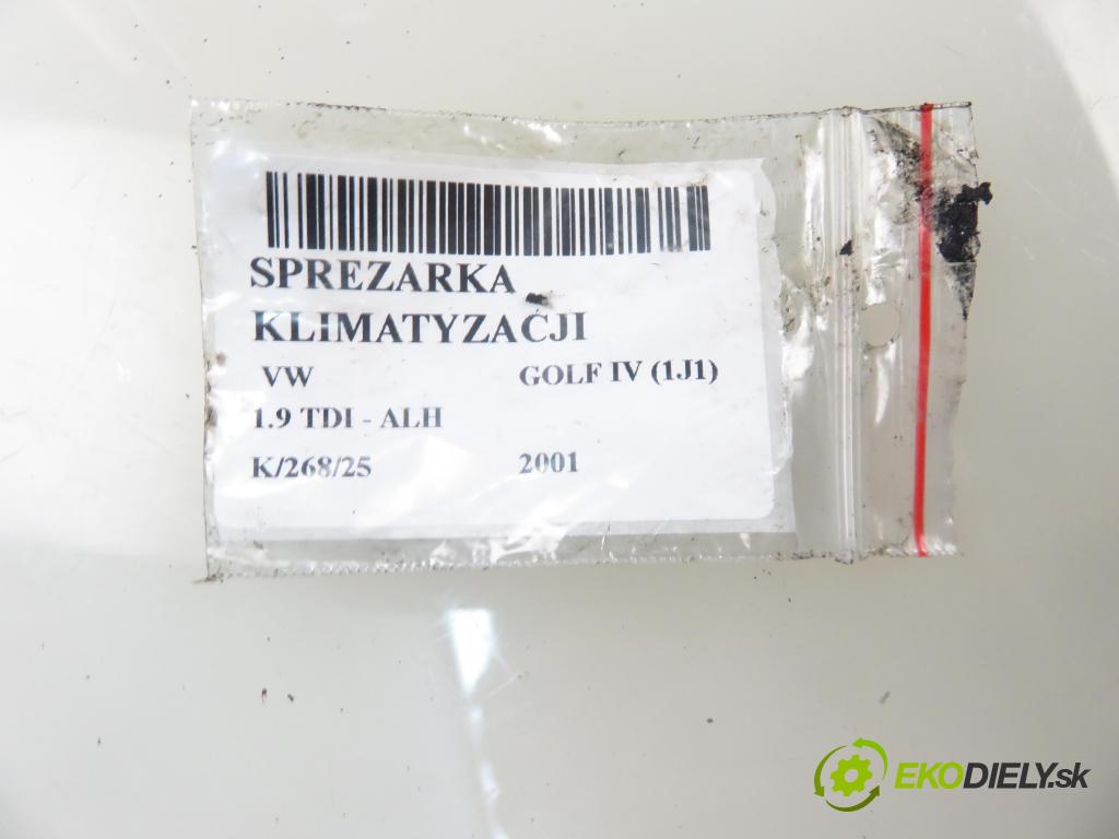 VW GOLF IV (1J1) HB 2001 66,00 1.9 TDI 90 - ALH 1896,00 KOMPRESOR: klimatizace 1J0820803K (Kompresory)