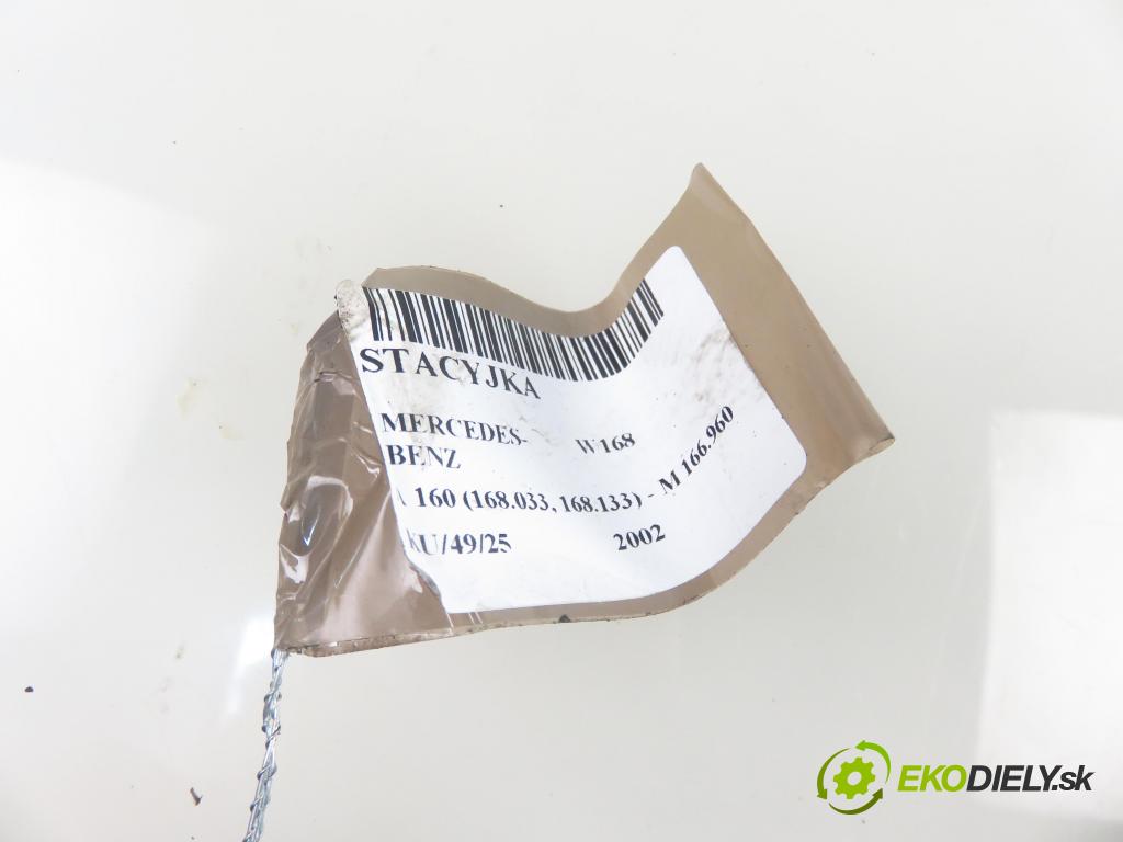 MERCEDES-BENZ KLASA A (W168) HB 2002 75,00 1.6 102 A 160  M 166.960 1598,00 spinačka  (Spínacia skrinka a kľúč)