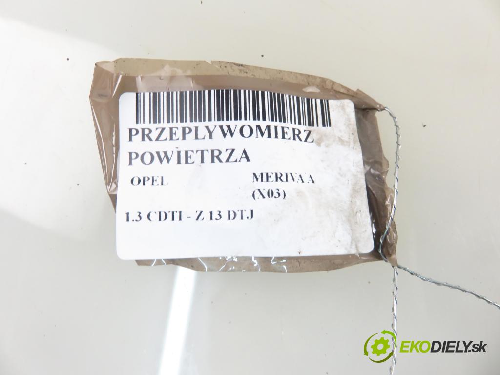 OPEL MERIVA A nadwozie wielkoprzestrzenne (MPV) (X03) MINIVAN 2006 55,00 1.3 CDTI - Z 13 DTJ 1248,00 váha vzduchu vzduchu 0281002802 ; 55558417