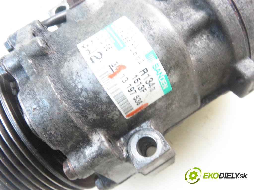 OPEL MERIVA A nadwozie wielkoprzestrzenne (MPV) (X03) MINIVAN 2006 55,00 1.3 CDTI - Z 13 DTJ 1248,00 KOMPRESOR: klimatizácie 13197538 (Kompresor klimatizácie)