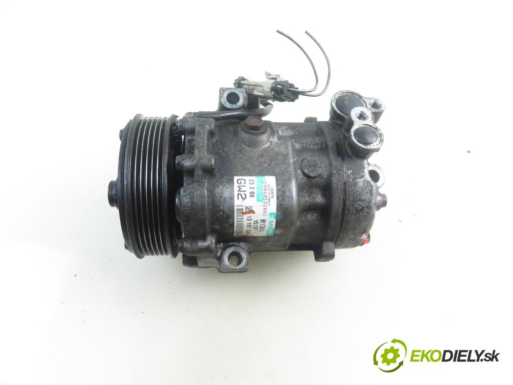 OPEL MERIVA A nadwozie wielkoprzestrzenne (MPV) (X03) MINIVAN 2006 55,00 1.3 CDTI - Z 13 DTJ 1248,00 KOMPRESOR: klimatizácie 13197538 (Kompresor klimatizácie)