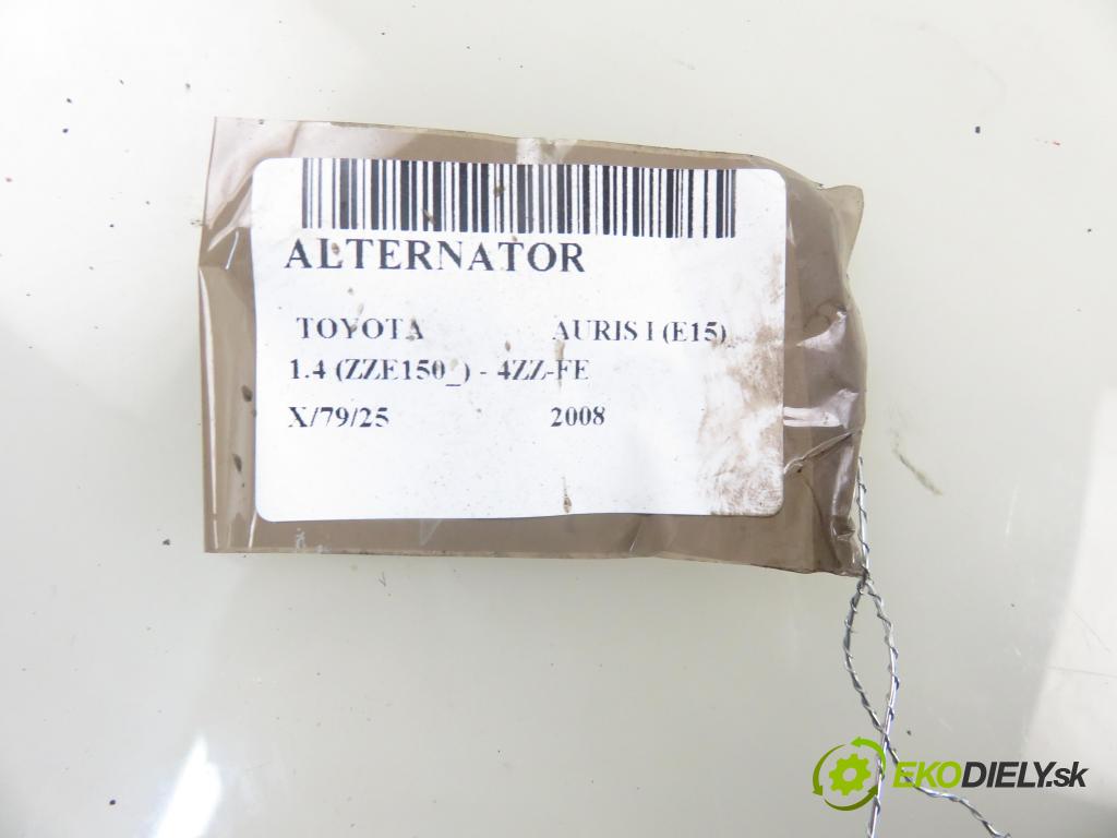 TOYOTA AURIS (_E15_) HB 2008 71,00 1.4 (ZZE150_) 97 - 4ZZ-FE 1398,00 Alternátor 270600D190 ; MS1012100890 (Alternátor)