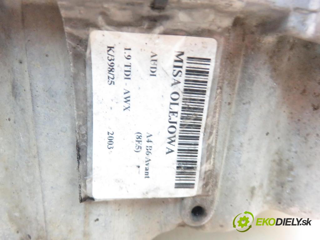 AUDI A4 Avant (8E5, B6) KOMBI 2003 96,00 1.9 TDI - AWX 1896,00 vana olejová 06B103603AQ (Olejové vany)