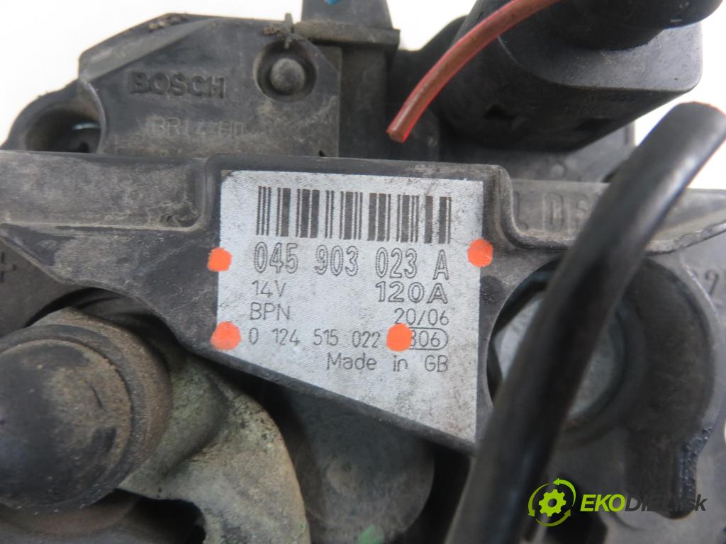 VW POLO (9N_) HB 2006 51,00 1.4 TDI - BNM 1422,00 Alternátor 045903023A ; 0124515022 (Alternátor)