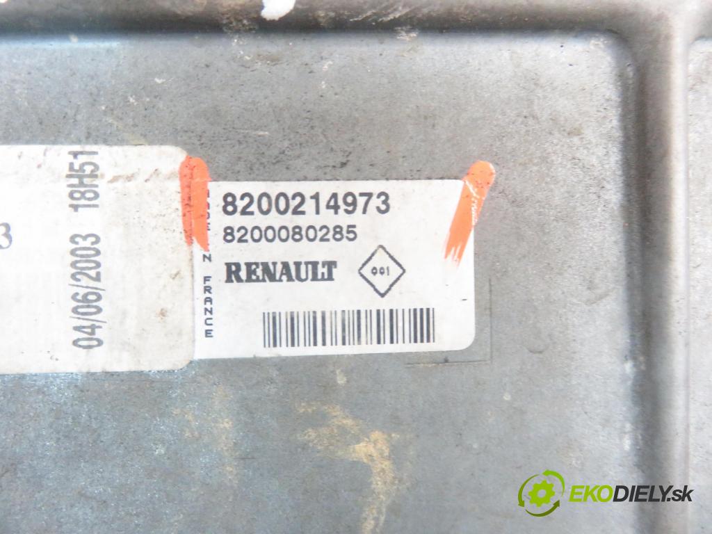RENAULT KANGOO (KC0/1_) KOMBI 2003 70,00 1.6 16V - K4M 752 1598,00 Riadiaca jednotka Motor 8200214973 ; 8200080285