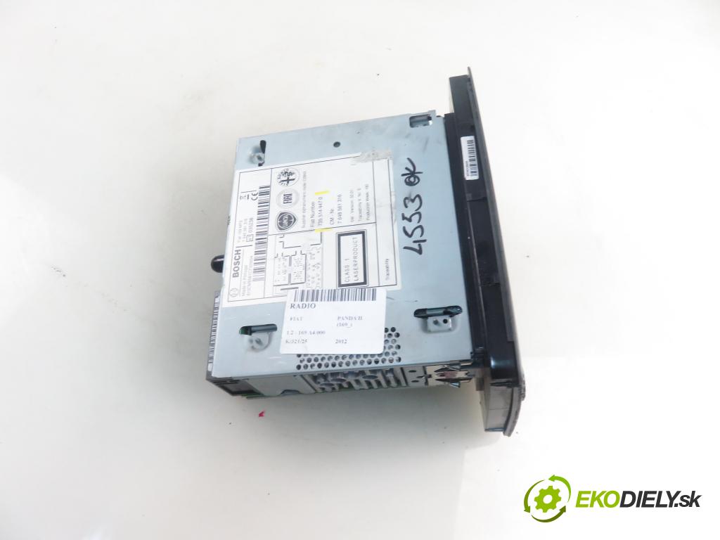 FIAT PANDA (169_) HB 2012 51,00 1.2 - 169 A4.000 1242,00 RADIO CD 7355144470