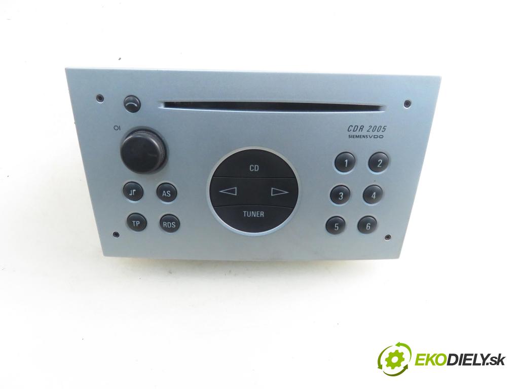 OPEL MERIVA A nadwozie wielkoprzestrzenne (MPV) (X03) HB 2004 74,00 1.7 CDTI 100 - Z 17 DTH 1686,00 RADIO CD 13122932