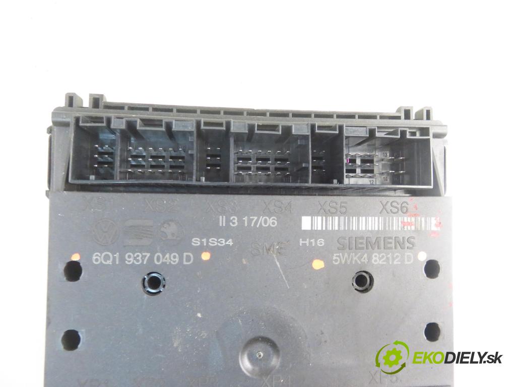 VW POLO (9N_) HB 2006 51,00 1.4 TDI - BNM 1422,00 MODUL BSI 6Q1937049D ; 5WK48212D