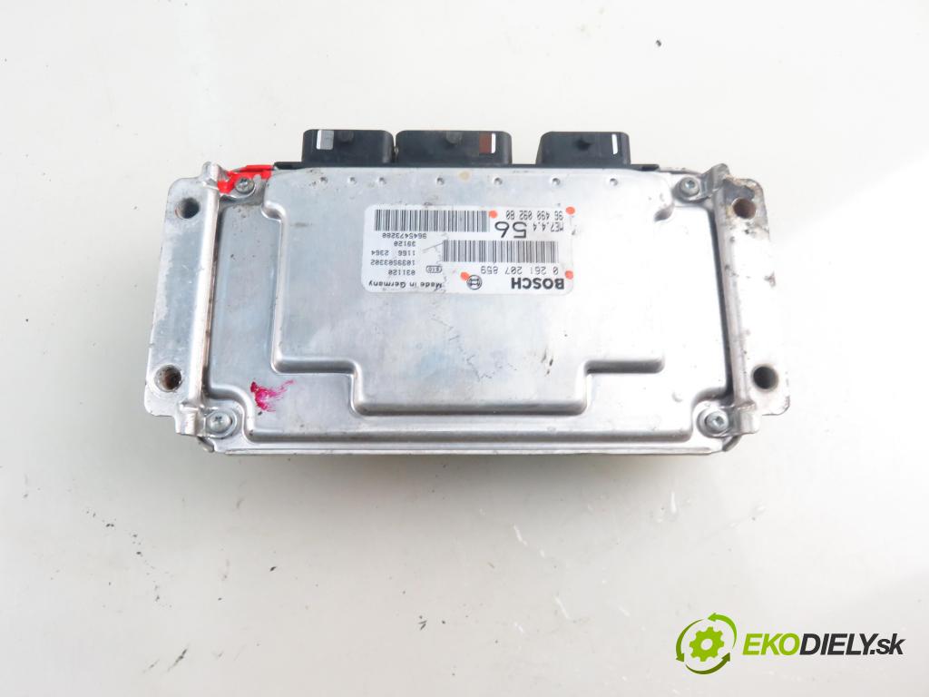 PEUGEOT PARTNER Combispace (5F) KOMBIVAN 2004 80,00 1.6 16V 109 - NFU (TU5JP4) 1587,00 Riadiaca jednotka Motor 0261207859 ; 9649009280