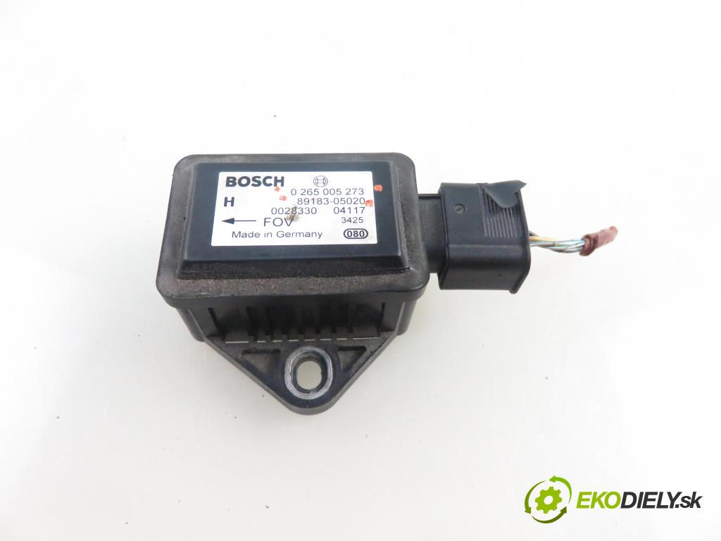 TOYOTA AVENSIS sedan (_T25_) SEDAN 2004 85,00 2.0 D-CAT 116- 1CD-FTV 1995,00 snímač ESP 0265005273 ; 8918305020
