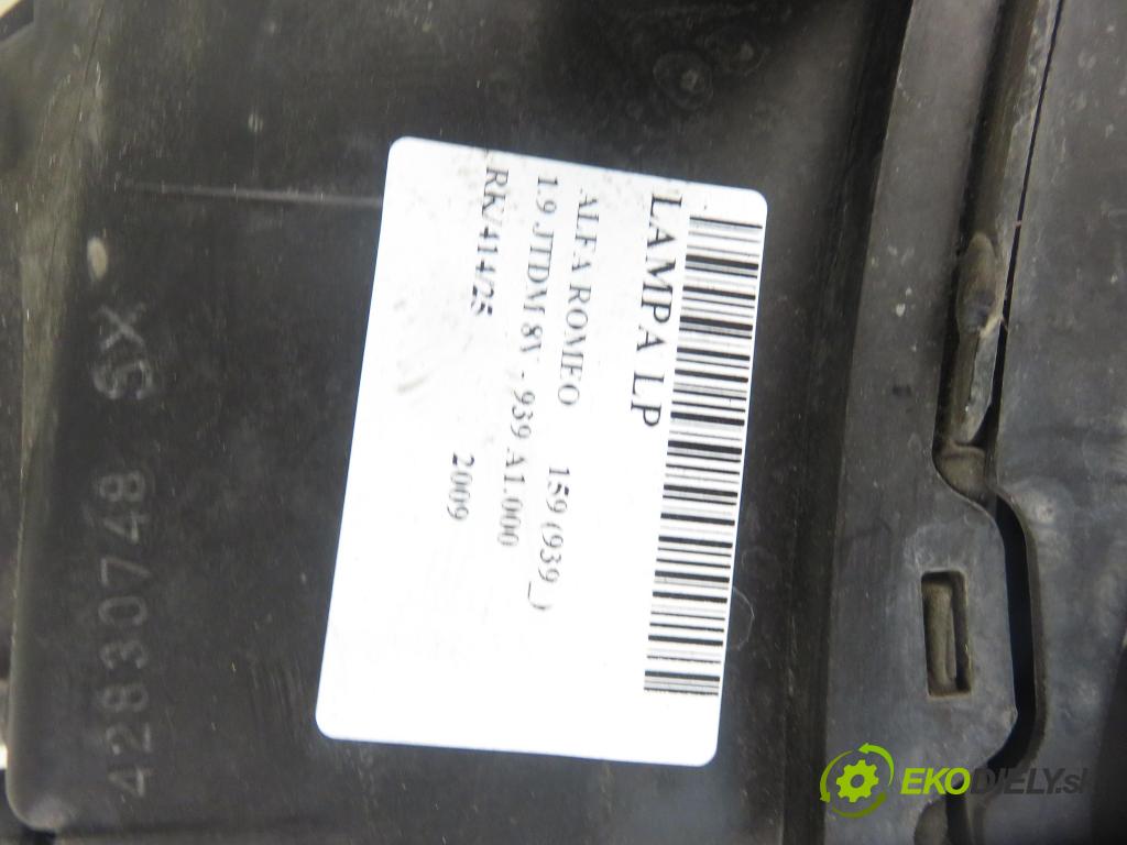 ALFA ROMEO 159 (939_) SEDAN 2009 88,00 1.9 JTDM 8V - 939 A1.000 1910,00 světlo LP 60682089