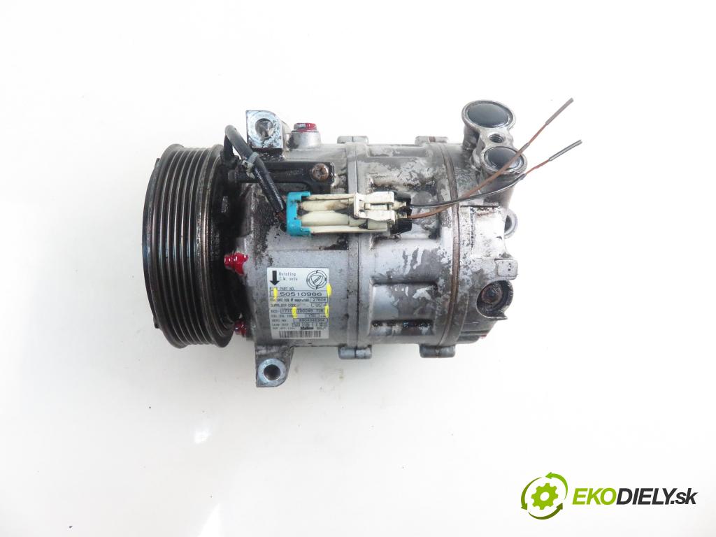 ALFA ROMEO 159 (939_) SEDAN 2009 88,00 1.9 JTDM 8V - 939 A1.000 1910,00 KOMPRESOR: klimatizácie 50510966 ; Z0004972B (Kompresor klimatizácie)