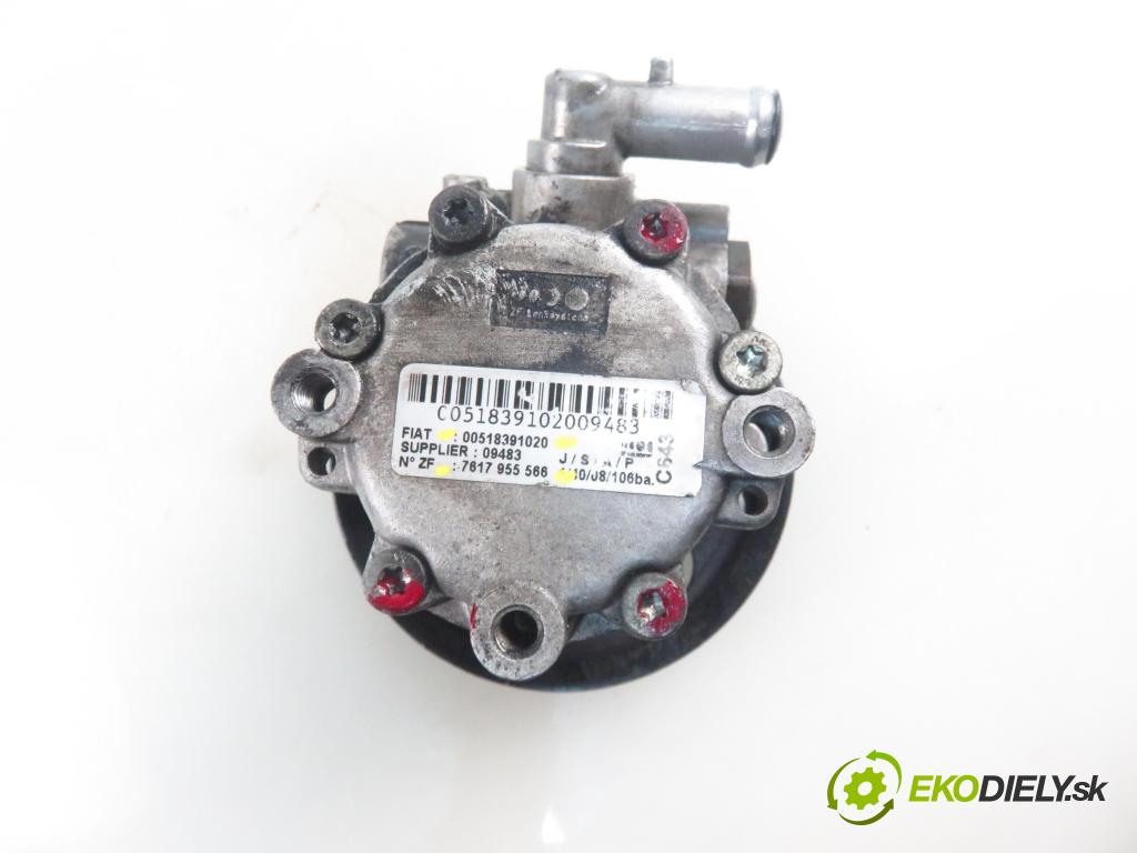 ALFA ROMEO 159 (939_) SEDAN 2009 88,00 1.9 JTDM 8V - 939 A1.000 1910,00 Pumpa servočerpadlo 00518391020 ; 7617955566 (Servočerpadlo, pumpa riadenia)
