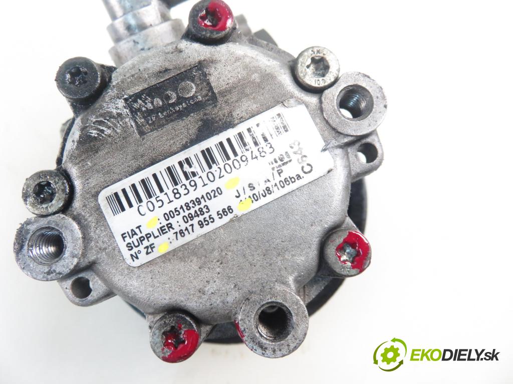 ALFA ROMEO 159 (939_) SEDAN 2009 88,00 1.9 JTDM 8V - 939 A1.000 1910,00 Pumpa servočerpadlo 00518391020 ; 7617955566 (Servočerpadlo, pumpa riadenia)