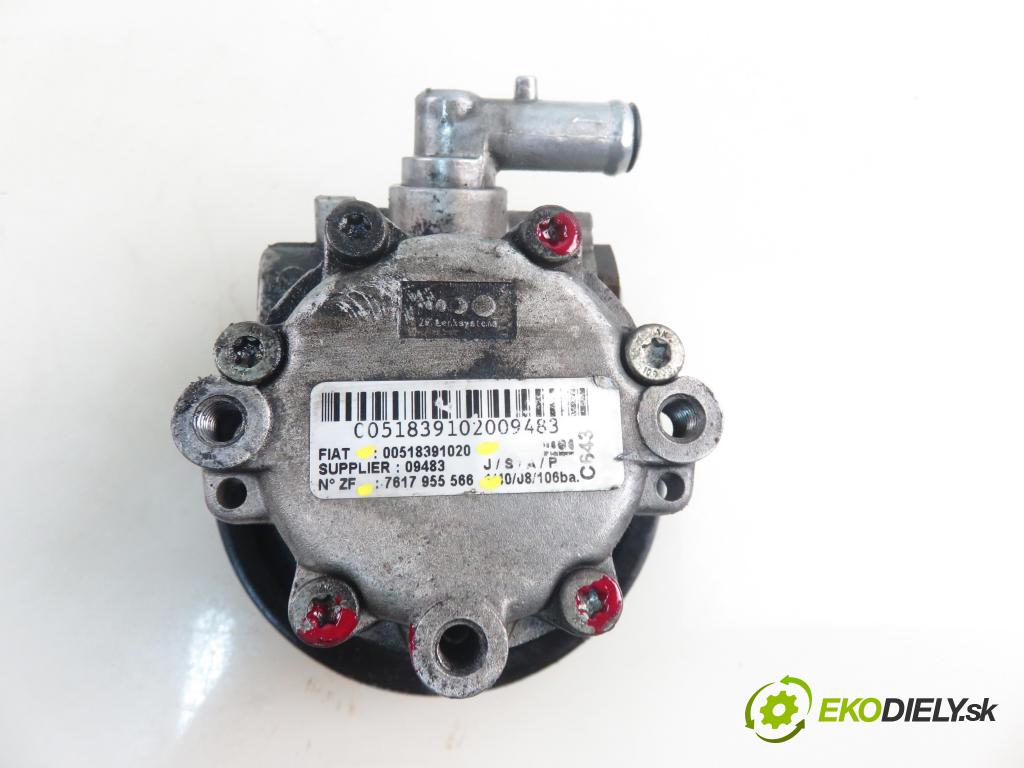 ALFA ROMEO 159 (939_) SEDAN 2009 88,00 1.9 JTDM 8V - 939 A1.000 1910,00 Pumpa servočerpadlo 00518391020 ; 7617955566 (Servočerpadlo, pumpa riadenia)
