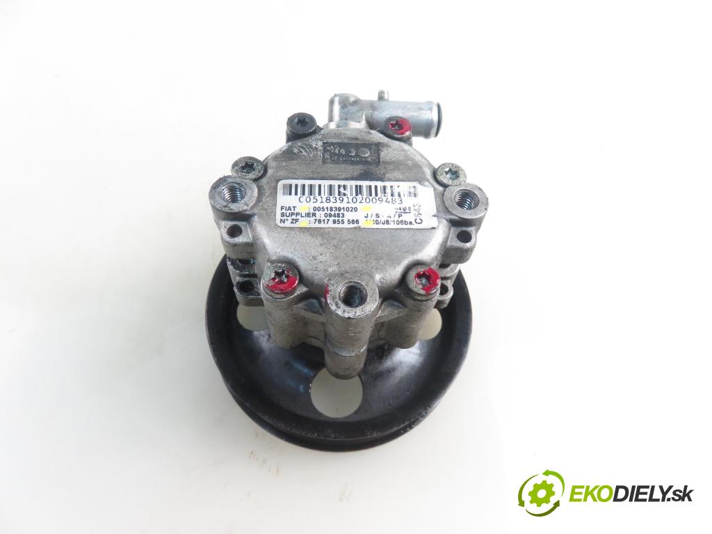 ALFA ROMEO 159 (939_) SEDAN 2009 88,00 1.9 JTDM 8V - 939 A1.000 1910,00 Pumpa servočerpadlo 00518391020 ; 7617955566 (Servočerpadlo, pumpa riadenia)