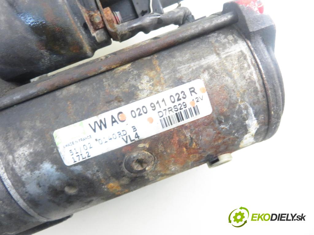 VW GOLF IV (1J1) HB 2003 50,00 1.9 SDI 68 - AQM 1896,00 Štartér 020911023R ; D7RS29 (Štartér)