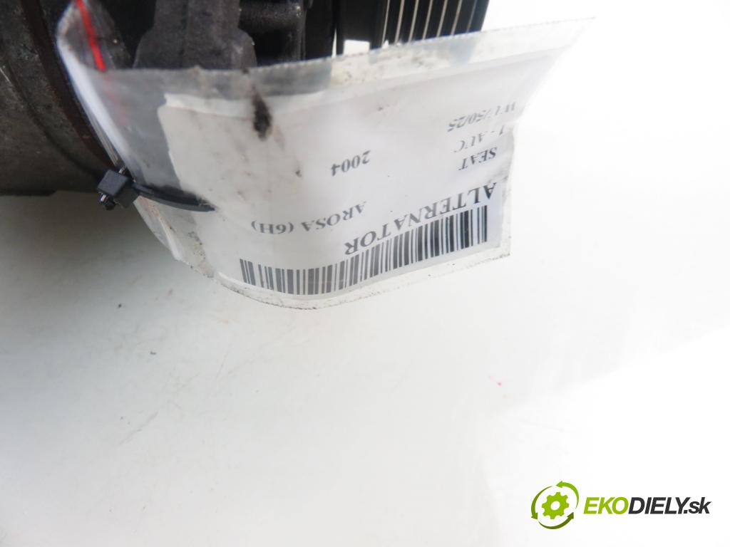 SEAT AROSA (6H) HB 2004 37,00 1 - AUC 999,00 Alternátor 037903025L ; 0124315005 (Alternátor)