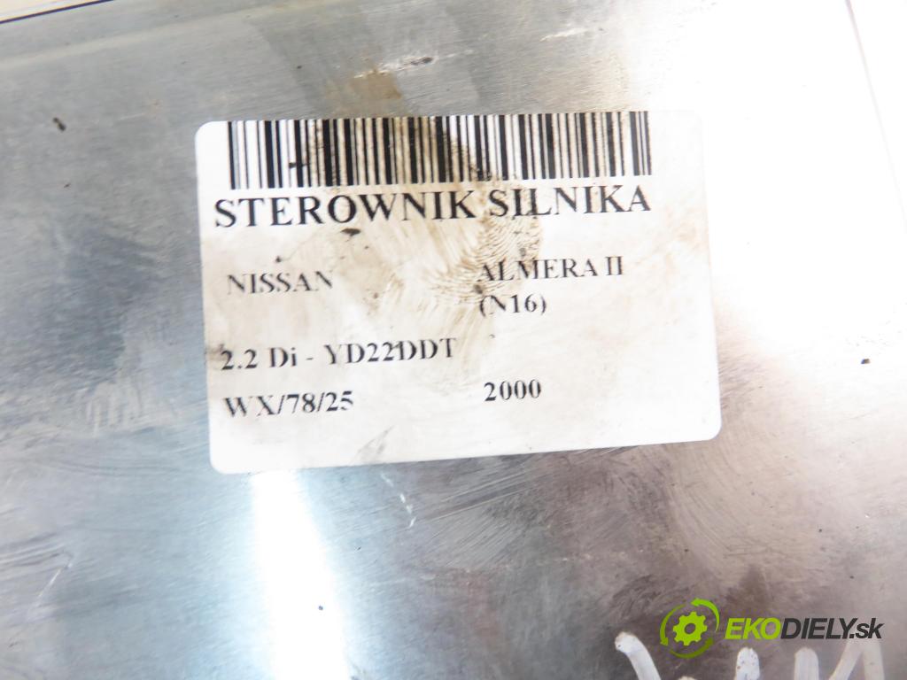 NISSAN ALMERA II Hatchback (N16) HB 2000 81,00 2.2 Di - YD22DDT 2184,00 Riadiaca jednotka Motor 0281010141 ; 237105M300