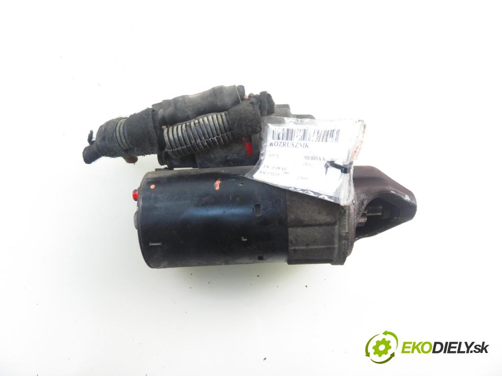 OPEL MERIVA A nadwozie wielkoprzestrzenne (MPV) (X03) HB 2005 92,00 1.8 - Z 18 XE 1796,00 Štartér 0001107435 (Štartér)