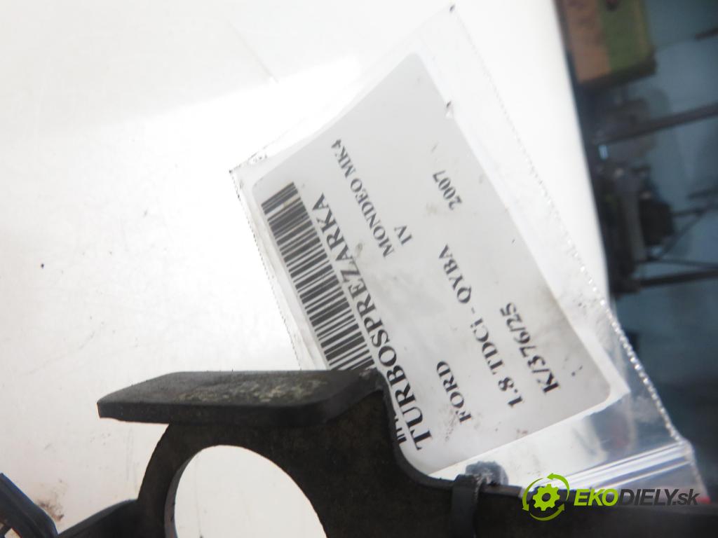 FORD MONDEO IV (BA7) LIFTBACK 2007 92,00 1.8 TDCi - QYBA 1753,00 RYCHLONABÍJEČKA: 7G9Q6K682BB (Turbodúchadla (kompletní))