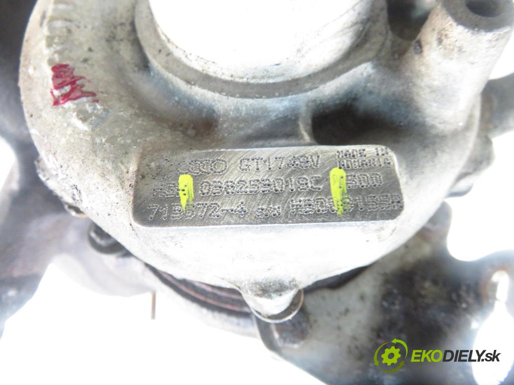 SKODA OCTAVIA I (1U2) HB 2004 66,00 1.9 TDI - ALH 1896,00 RYCHLONABÍJEČKA: 038253019C (Turbodúchadla (kompletní))