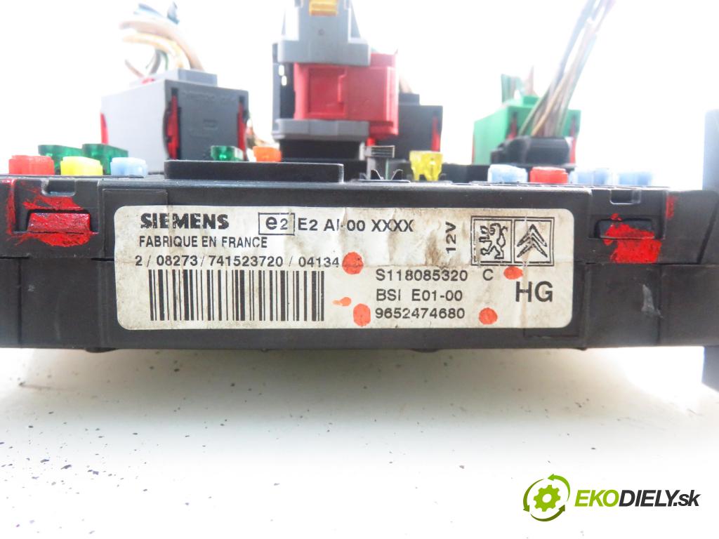 CITROEN XSARA PICASSO (N68) MINIVAN 2004 70,00 1.6 - NFV (TU5JP) 1587,00 MODUL BSI S118085320 ; 9652474680
