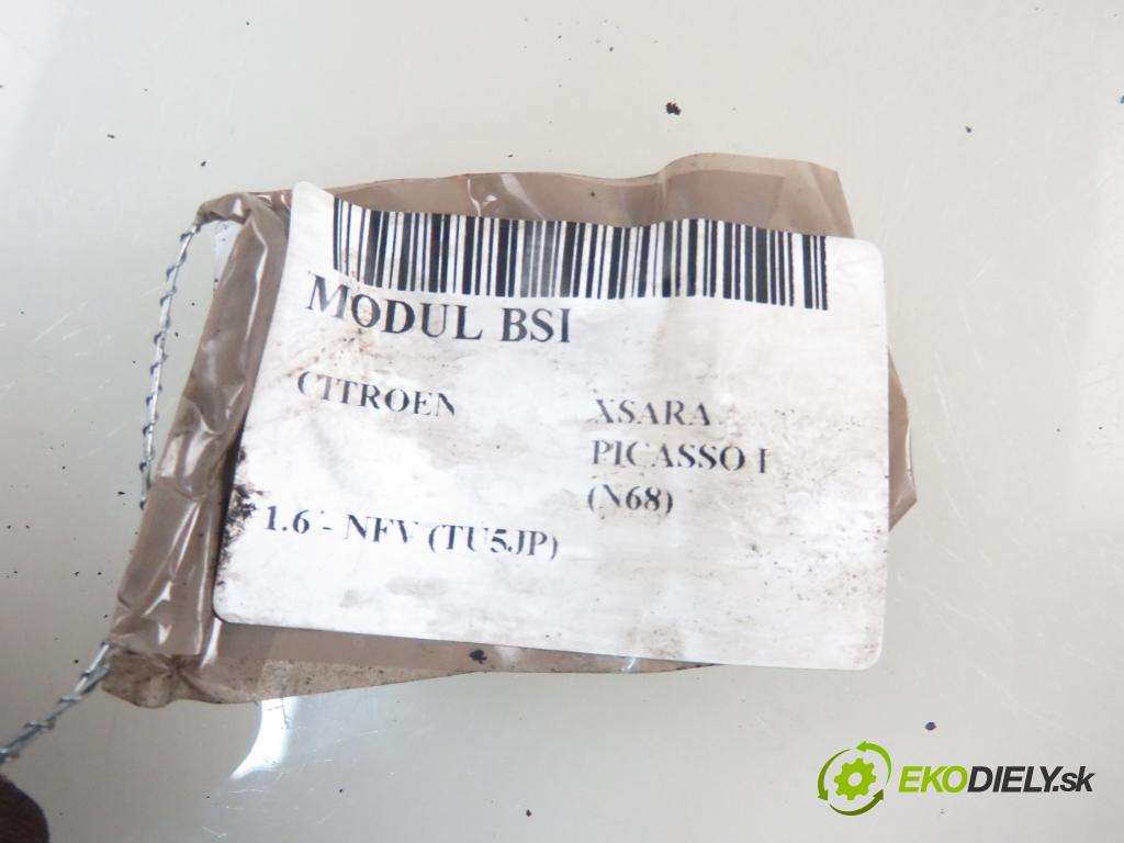 CITROEN XSARA PICASSO (N68) MINIVAN 2004 70,00 1.6 - NFV (TU5JP) 1587,00 MODUL BSI S118085320 ; 9652474680