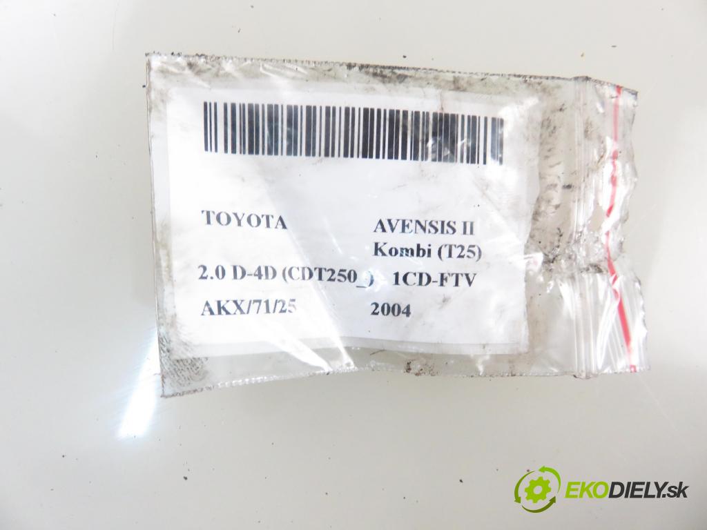 TOYOTA AVENSIS Kombi (_T25_) HB 2004 85,00 2.0 D-4D 116 - 1CD-FTV 1995,00 vstrekovač 236700G010 (Vstrekovač paliva)