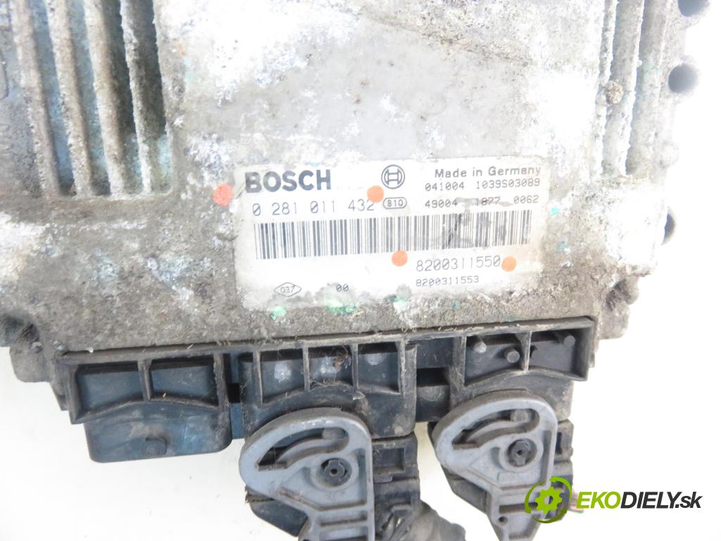 RENAULT MASTER II Skrzynia (FD) FURGON 2004 73,00 2.5 dCi 100 - G9U 754 2464,00 Riadiaca jednotka Motor 0281011432 ; 8200311550