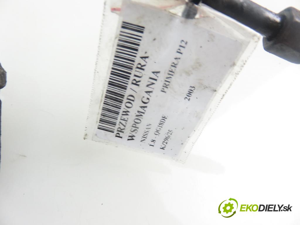 NISSAN PRIMERA (P12) LIFTBACK 2003 85,00 1.8 - QG18DE 1769,00 rúrka / Rúra servočerpadlo